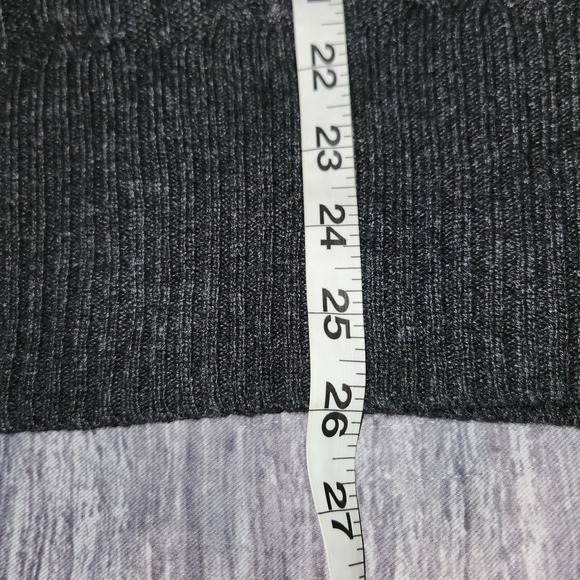 Sherpa Adventure Gear Sweater Cable Knit Mock Neck Gray Womens Extra Large XL - Picture 7 of 9